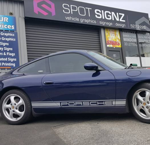 Vehicle signage and graphics in Auckland by Spot Signz