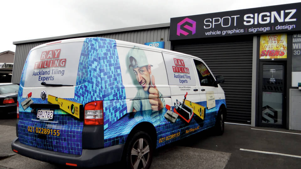Vehicle signage by Spot Signz