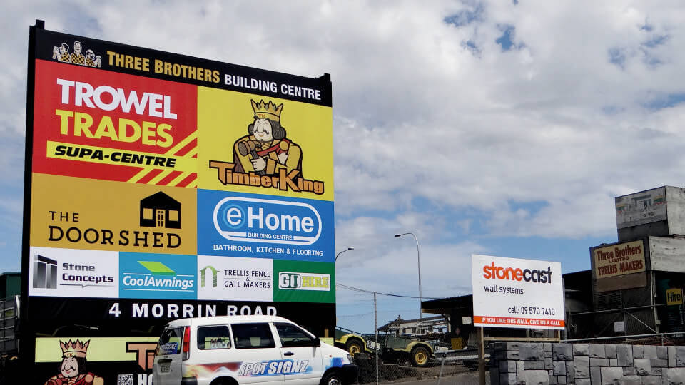 Commercial signage project by Spot Signz