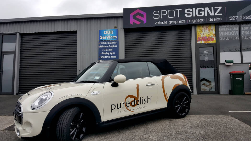 Vehicle graphics Auckland by Spot Signz